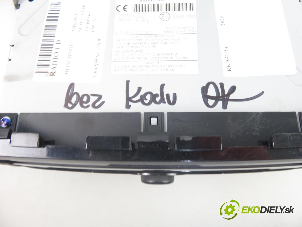 MITSUBISHI MIRAGE / SPACE STAR VI liftback (A0_A) HB 2020 52,00 1.0 12V R3 MIVEC 71 - 3A90 999,00 RADIO CD 8701A621