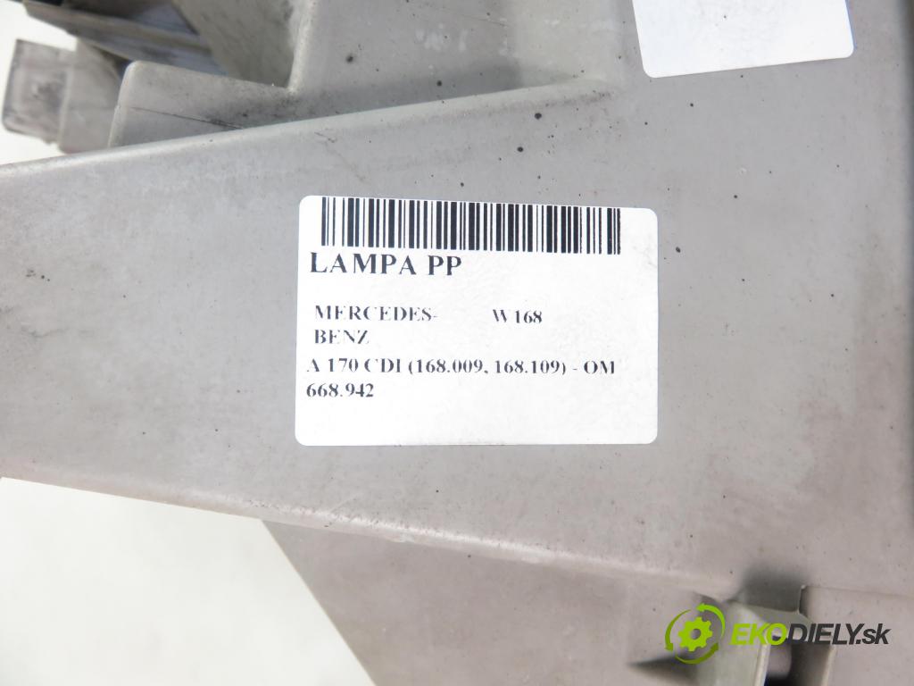 MERCEDES-BENZ KLASA A (W168) HB 2003 70,00 A 170 CDI 95 - OM 668.942 1689,00 Svetlo PP 0301192202 ; A1688201861