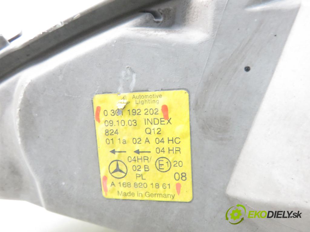 MERCEDES-BENZ KLASA A (W168) HB 2003 70,00 A 170 CDI 95 - OM 668.942 1689,00 Svetlo PP 0301192202 ; A1688201861