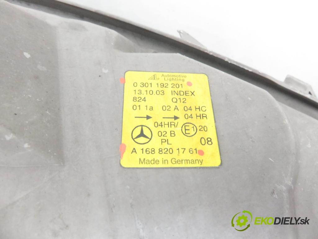 MERCEDES-BENZ KLASA A (W168) HB 2003 70,00 A 170 CDI 95 - OM 668.942 1689,00 Svetlo LP 0301192201 ; A1688201761