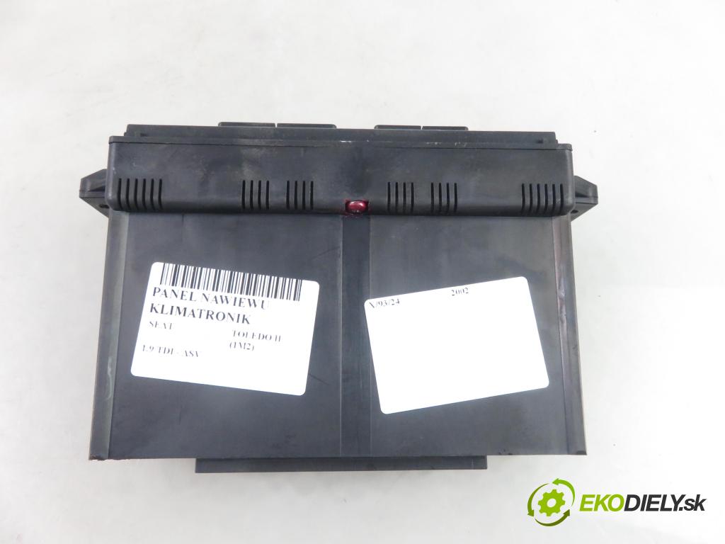 SEAT TOLEDO II (1M2) SEDAN 2002 81,00 1.9 TDI - ASV 1896,00 Panel kúrenia KLIMATRONIK 1M0820043D ; 5HB00797802