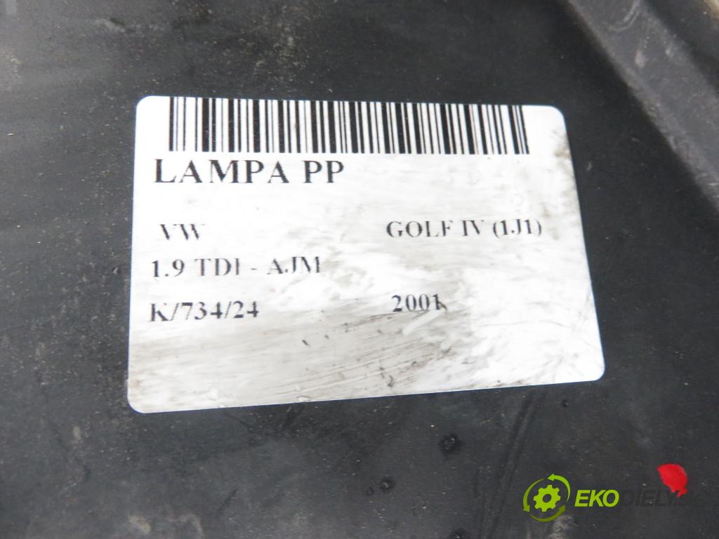 VW GOLF IV (1J1) HB 2001 85,00 1.9 TDI - AJM 1896,00 Svetlo PP