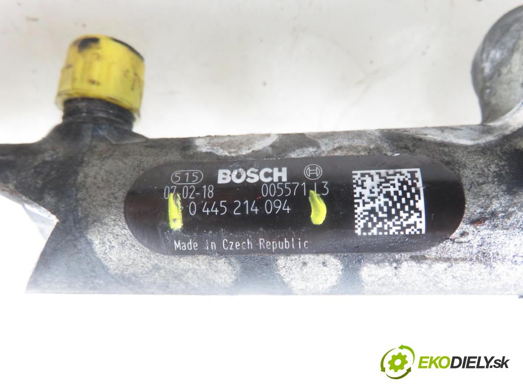 OPEL ASTRA H GTC (L08) HB 2007 74,00 1.7 CDTi - Z 17 DTH 1686,00 Lišta vstrekovacia 0445214094 (Vstrekovacie lišty)