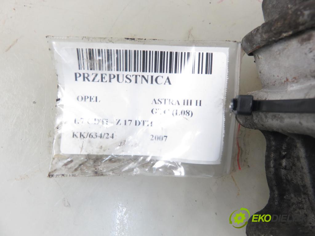 OPEL ASTRA H GTC (L08) HB 2007 74,00 1.7 CDTi - Z 17 DTH 1686,00 Škrtiaca klapka 8973002311 (Škrtiace klapky)