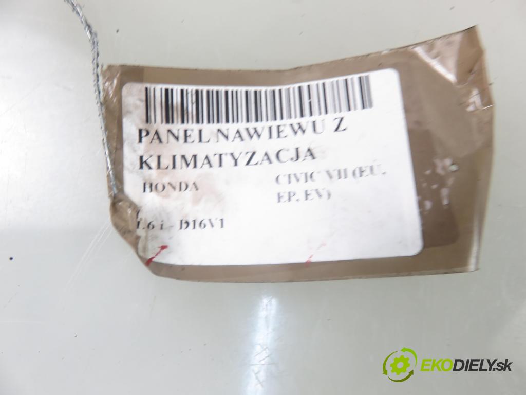 HONDA CIVIC VII Hatchback (EU, EP, EV) HB 2003 81,00 1.6 i - D16V1 1590,00 Panel kúrenia KLIMATIZACE: NH376L