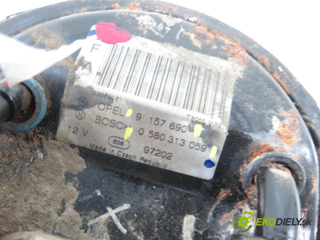 OPEL ASTRA G liftback (T98) HB 1999 66,00 1.4 16V - X 14 XE 1389,00 pumpa paliva 9157690 ; 0580313059