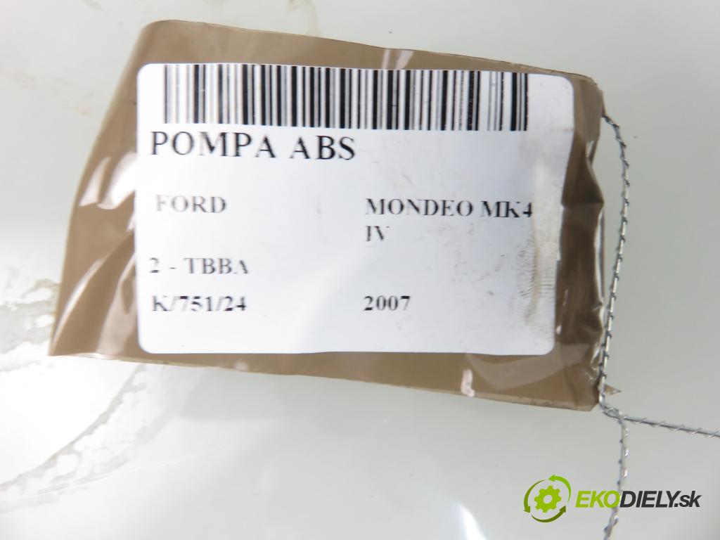 FORD MONDEO IV (BA7) LIFTBACK 2007 107,00 2 - TBBA 1999,00 Pumpa ABS 7G912C405AB (Pumpy ABS)