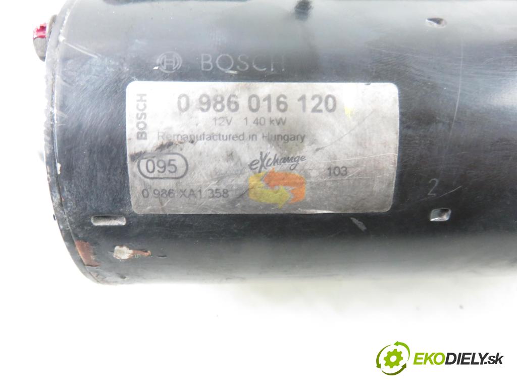 FIAT ULYSSE (220_) MINIVAN 1999 97,00 2.0 16V 132 - RFV 1998,00 Štartér 0986016120 (Štartéry)