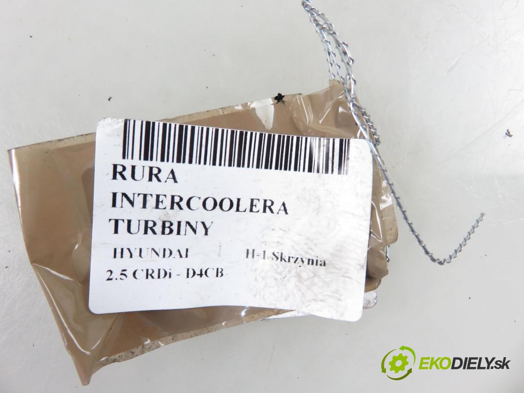 HYUNDAI H-1 Skrzynia FURGON 2006 103,00 2.5 CRDi 140 - D4CB 2497,00 Rúra intercoolera turba