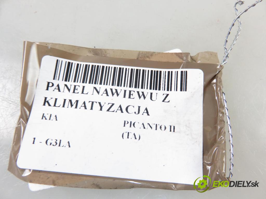 KIA PICANTO (TA) HB 2011 0,00 1 - G3LA 998,00 Panel kúrenia KLIMATIZACE: C800CPACA