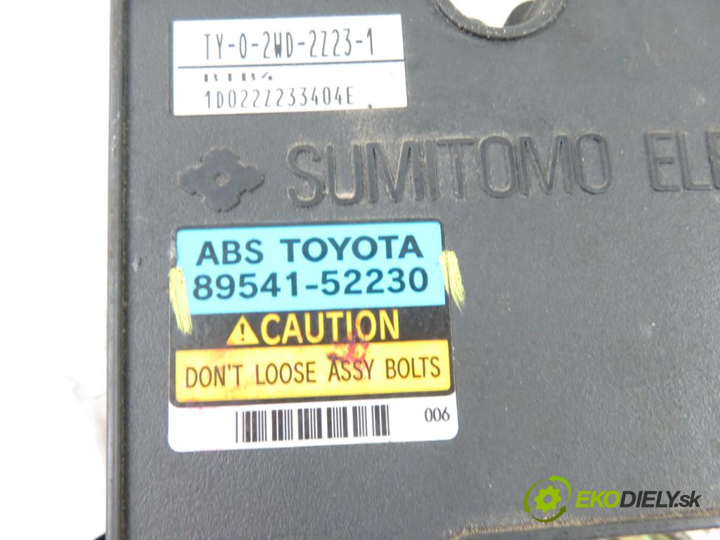 TOYOTA YARIS (_P1_) HB 2003 55,00 1.4 D-4D (NLP10_) - 1ND-TV 1364,00 Pumpa ABS 4451052300 ; 8954152230 (Pumpy ABS)