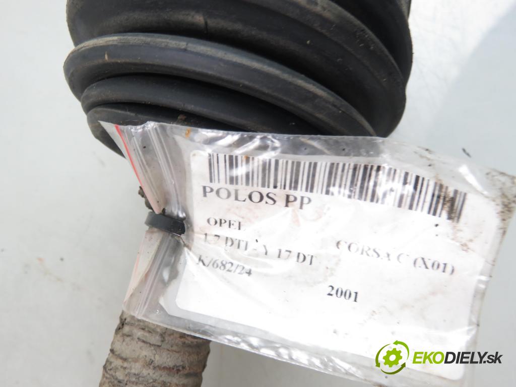 OPEL CORSA C (X01) HB 2001 55,00 1.7 DTI - Y 17 DT 1686,00 Poloos PP
