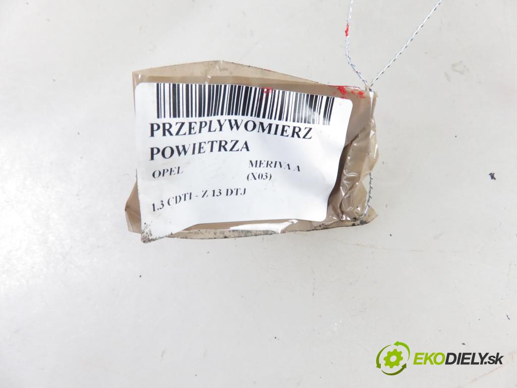 OPEL MERIVA A nadwozie wielkoprzestrzenne (MPV) (X03) MINIVAN 2006 55,00 1.3 CDTI - Z 13 DTJ 1248,00 váha vzduchu vzduchu 0281002802 ; 55558417