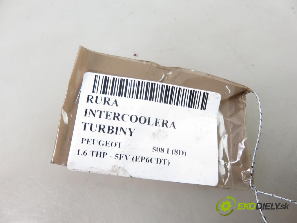 PEUGEOT 508 I (8D_) SEDAN 2011 115,00 1.6 THP 1598,00 Rúra intercoolera turba 9684980380