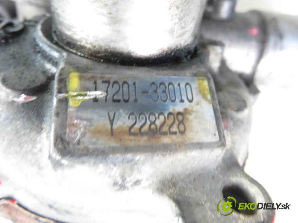 TOYOTA YARIS (_P1_) HB 2003 55,00 1.4 D-4D (NLP10_) - 1ND-TV 1364,00 Turbodúchadlo 1720133010 (Turbodúchadlá (kompletné))