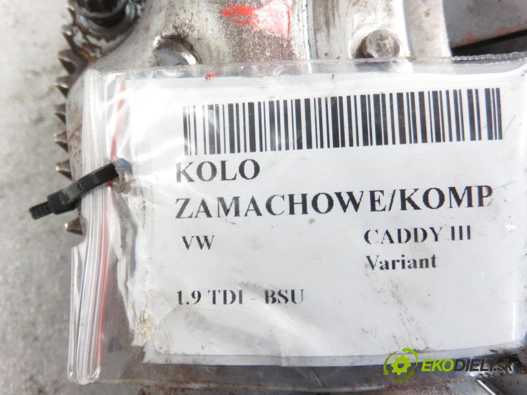 VW CADDY III Variant (2KB, 2KJ, 2CB, 2CJ) KOMBIVAN 2007 55,00 1.9 TDI - BSU 1896,00 Koleso zotrvačník 323056710 ; 038105273D