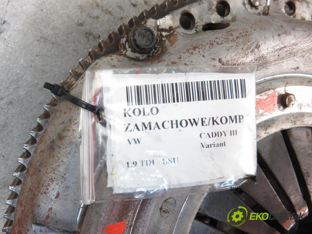 VW CADDY III Variant (2KB, 2KJ, 2CB, 2CJ) KOMBIVAN 2007 55,00 1.9 TDI - BSU 1896,00 Koleso zotrvačník 323056710 ; 038105273D