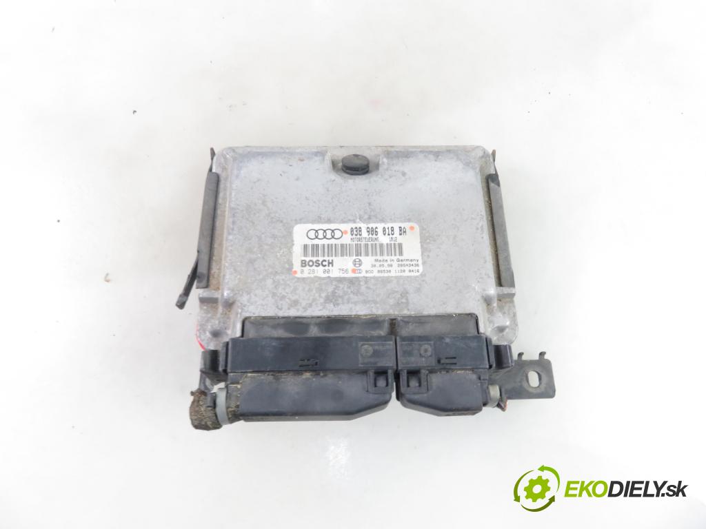 AUDI A3 (8L1) HB 1998 81,00 1.9 TDI 110 - AHF 1896,00 Riadiaca jednotka Motor 038906018BA ; 0281001756
