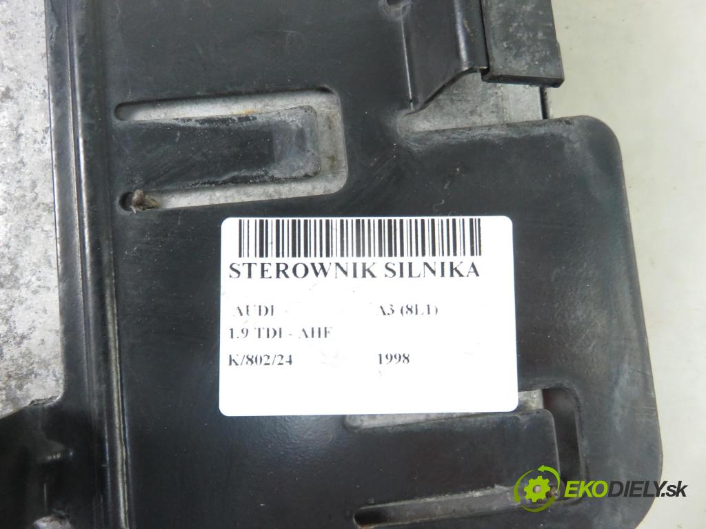 AUDI A3 (8L1) HB 1998 81,00 1.9 TDI 110 - AHF 1896,00 Riadiaca jednotka Motor 038906018BA ; 0281001756