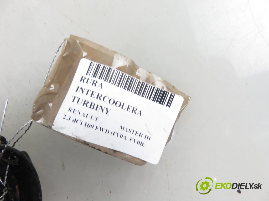 RENAULT MASTER III Skrzynia (FV) FURGON 2010 74,00 2.3 dCi 100 FWD - M9T 676 2298,00 Rúra intercoolera turba