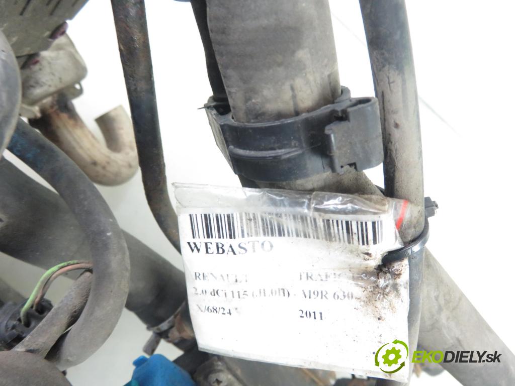 RENAULT TRAFIC II Autobus (JL) BUS 2011 84,00 2.0 dCi 115 (JL0H) - M9R 630 1995,00 Webasto 25215402 (Webasto ohřívače)