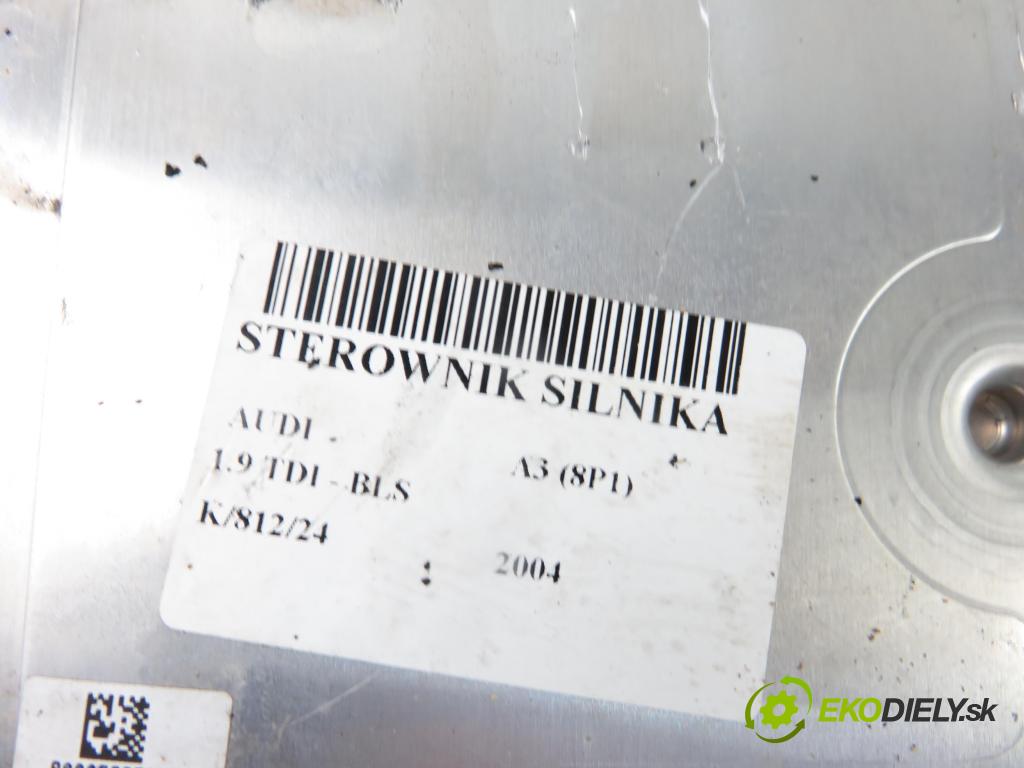 AUDI A3 (8P1) HB 2004 77,00 1.9 TDI - BLS 1896,00 Riadiaca jednotka Motor 03G906021CS ; 0281012608