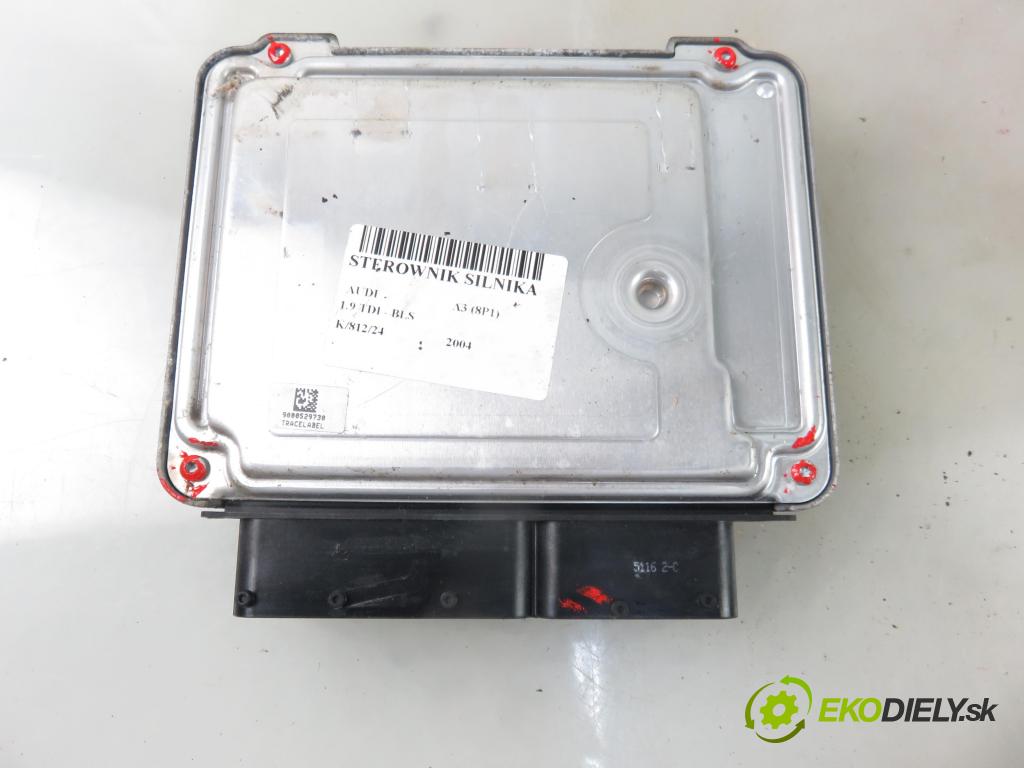 AUDI A3 (8P1) HB 2004 77,00 1.9 TDI - BLS 1896,00 Riadiaca jednotka Motor 03G906021CS ; 0281012608
