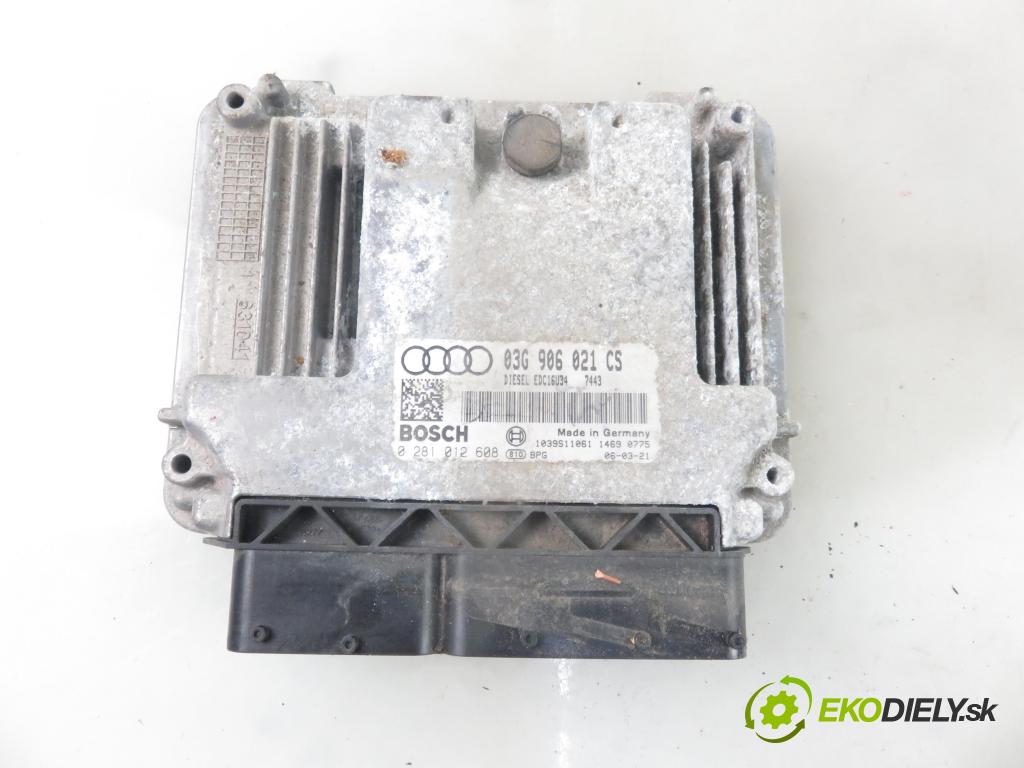 AUDI A3 (8P1) HB 2004 77,00 1.9 TDI - BLS 1896,00 Riadiaca jednotka Motor 03G906021CS ; 0281012608