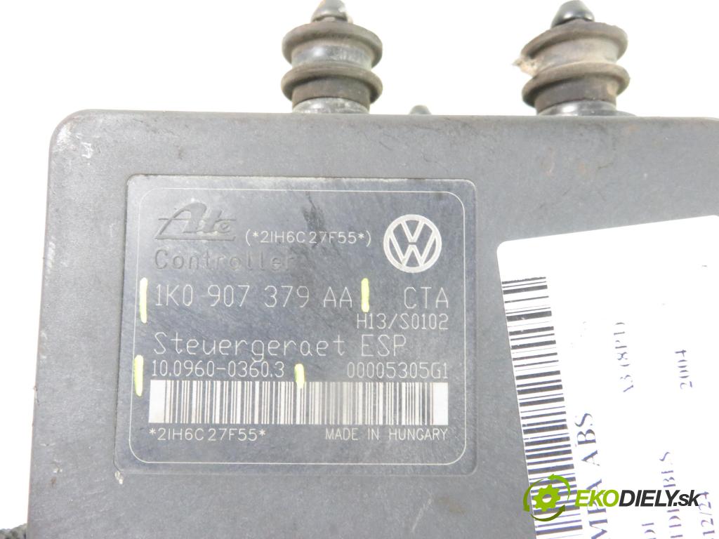 AUDI A3 (8P1) HB 2004 77,00 1.9 TDI - BLS 1896,00 Pumpa ABS 1K0614517T ; 1K0907379AA ; 10096003603 (Pumpy ABS)