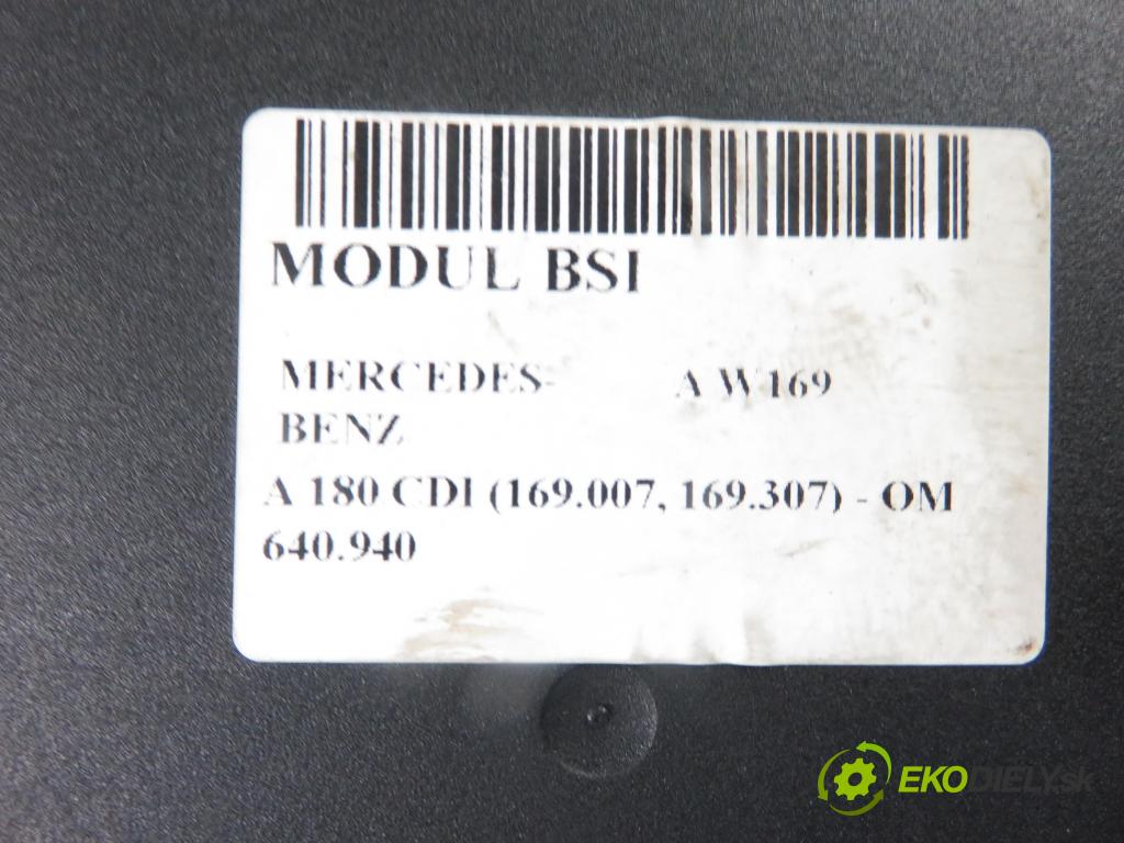 MERCEDES-BENZ KLASA A (W169) HB 2005 80,00 2.0 CDI 109 - OM 640.940 1991,00 MODUL BSI A1695453432 ; 5DK00872813