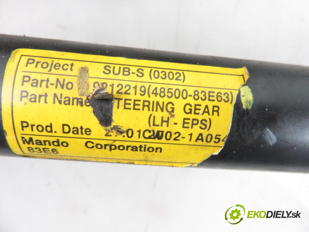 SUZUKI WAGON R+ (MM) HB 2002 56,00 1.3 (RB 413) - G13BB 1298,00 Riadenie bez servočerpadlo 4850083E63 ; 9212219