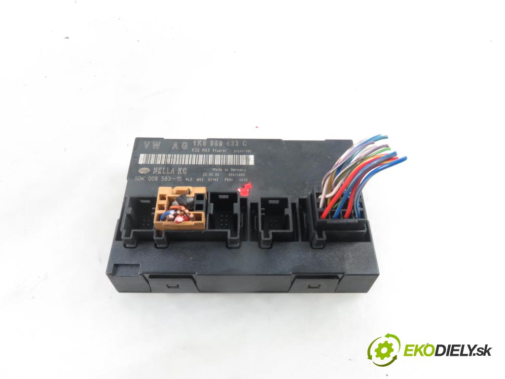 VW TOURAN (1T1, 1T2) MINIVAN 2003 74,00 1.9 TDI PD 100 - AVQ 1896,00 MODUL komfortu 1K0959433C
