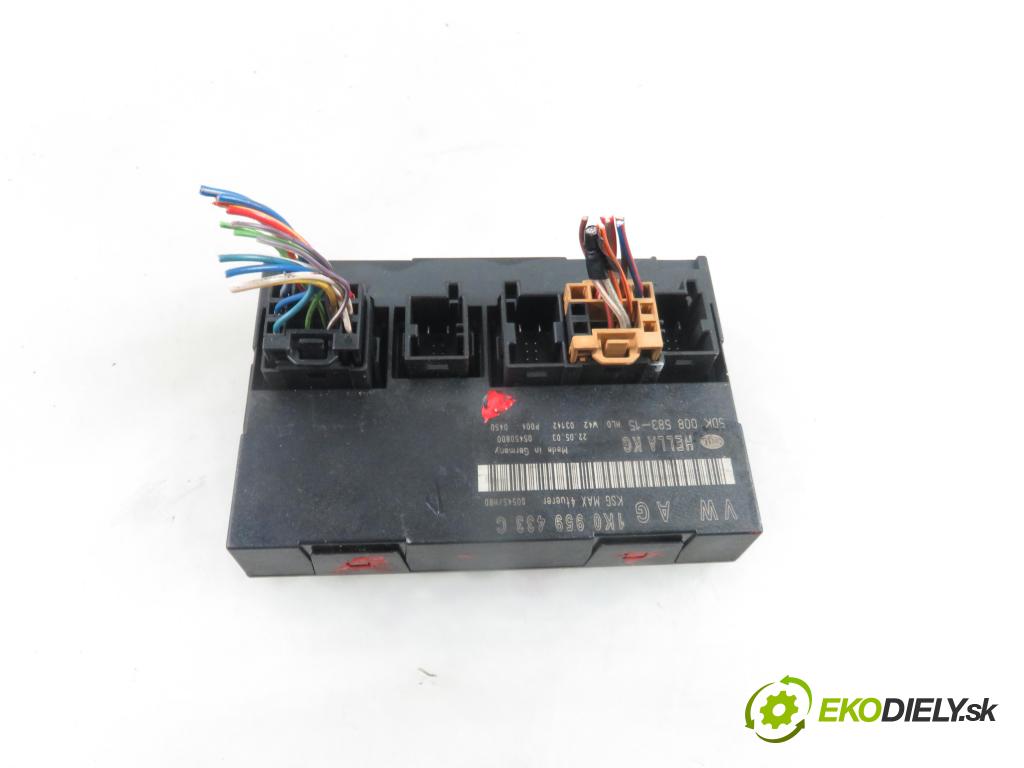 VW TOURAN (1T1, 1T2) MINIVAN 2003 74,00 1.9 TDI PD 100 - AVQ 1896,00 MODUL komfortu 1K0959433C