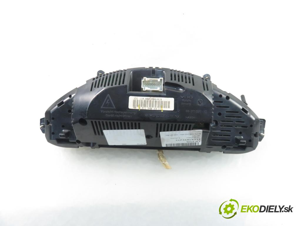 MERCEDES-BENZ KLASA E (W211) SEDAN 2002 130,00 E 270 CDI 177 - OM 647.961 2685,00 Prístrojovka elektrický A2115402311