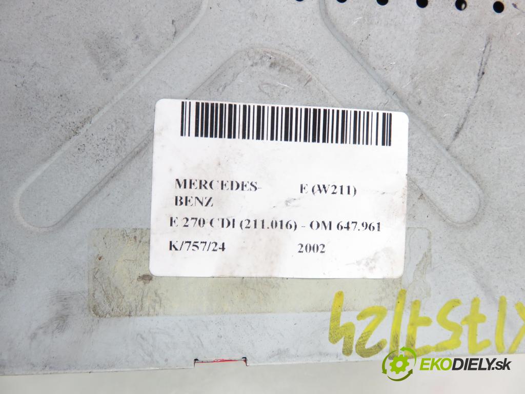 MERCEDES-BENZ KLASA E (W211) SEDAN 2002 130,00 E 270 CDI 177 - OM 647.961 2685,00 Zosilňovač A2118205989 (Zosilňovače)