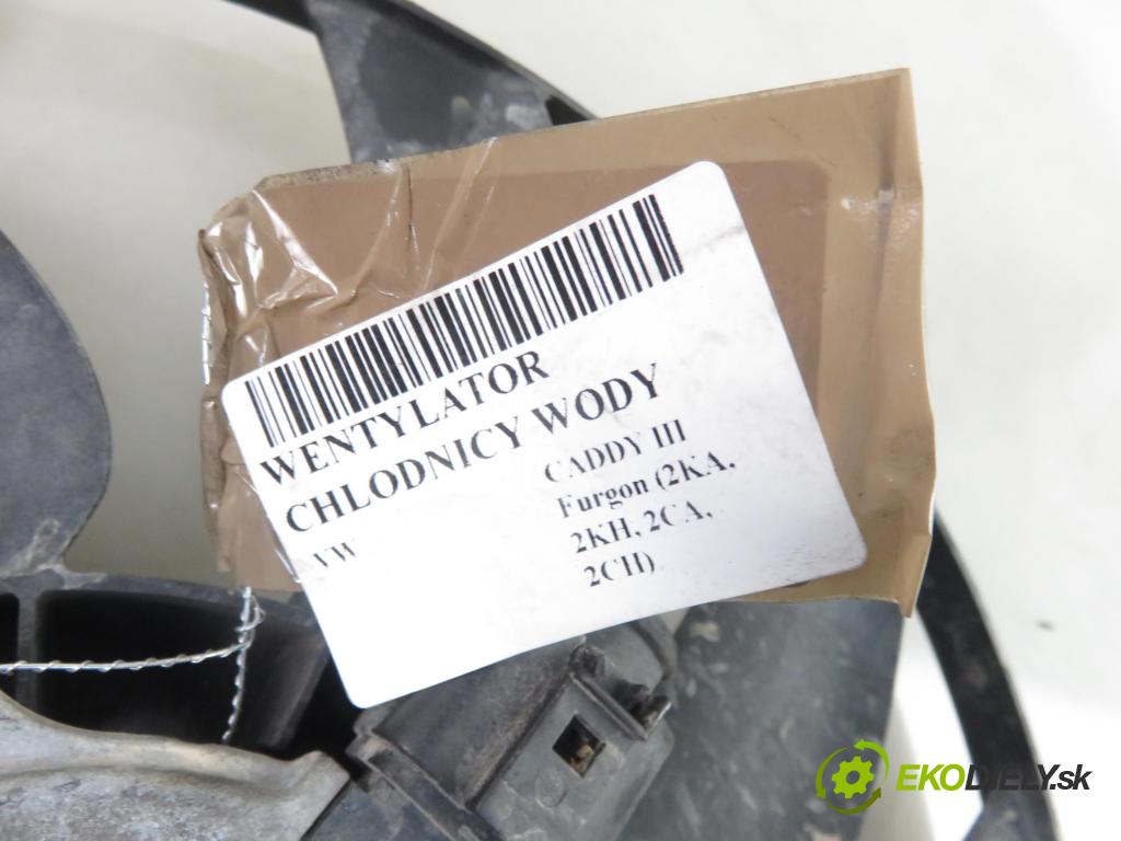 VW CADDY III Furgon (2KA, 2KH, 2CA, 2CH) FURGON 2006 55,00 1.4 - BCA 1390,00 Ventilátor chladič vody 993454J