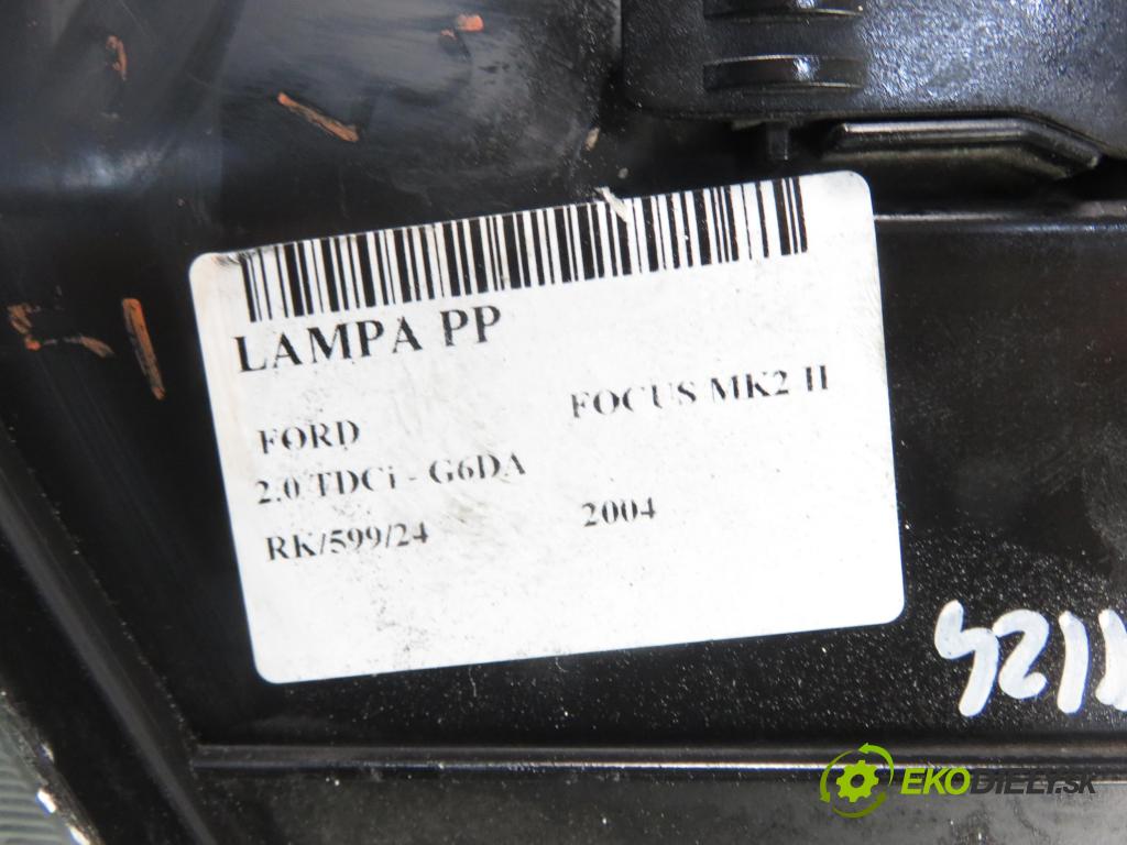 FORD FOCUS II (DA_, HCP) HB 2004 100,00 2.0 TDCi - G6DA 1997,00 Svetlo PP