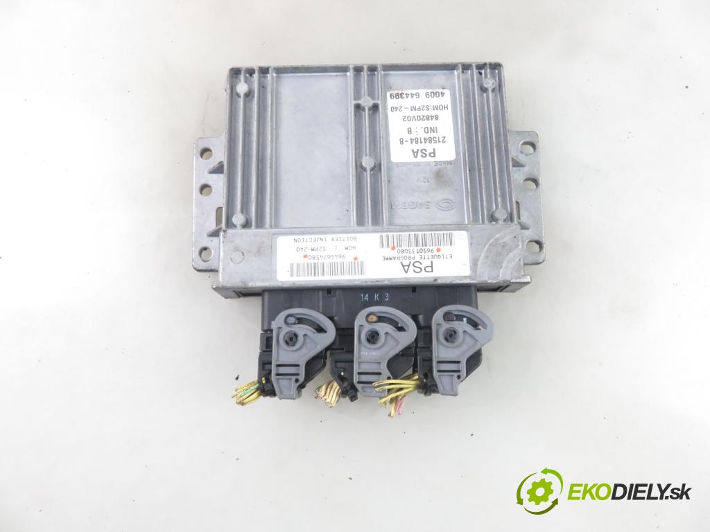 CITROEN C5 I (DC_) SEDAN 2004 85,00 1.8 16V (DC6FZB, DC6FZE) - 6FZ (EW7J4) 1749,00 Riadiaca jednotka Motor 9644674580 ; 9650133080
