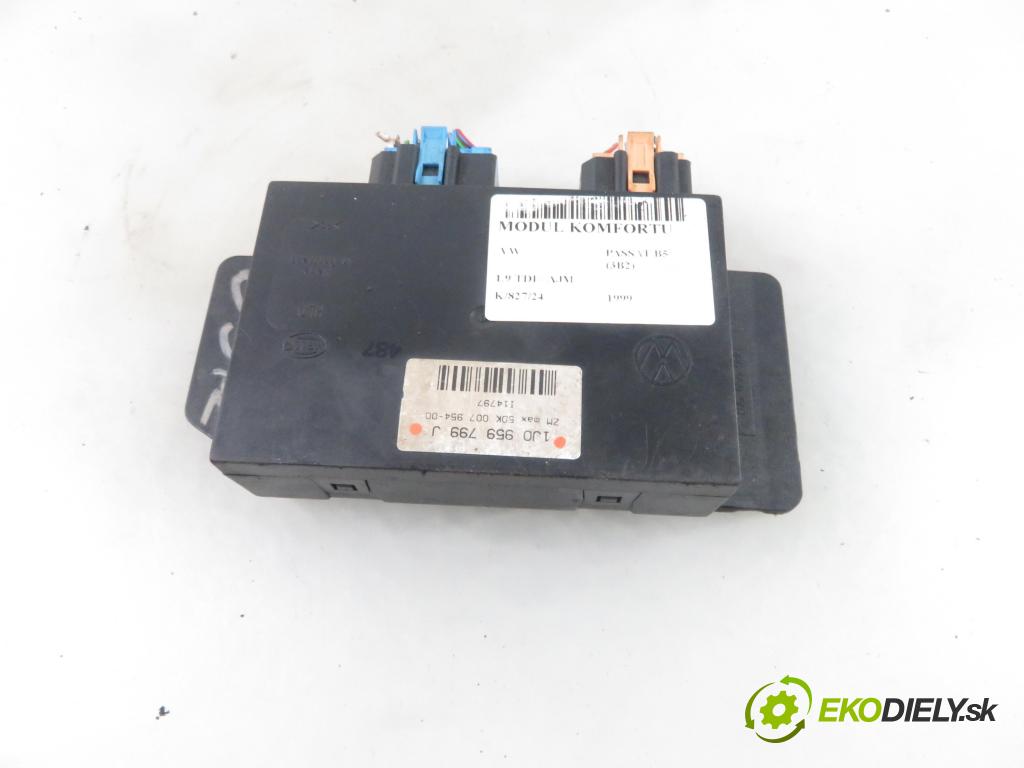 VW PASSAT B5 (3B2) SEDAN 1999 85,00 1.9 TDI - AJM 1896,00 MODUL komfortu 1J0959799J