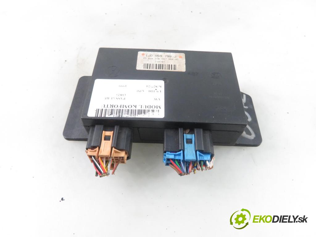 VW PASSAT B5 (3B2) SEDAN 1999 85,00 1.9 TDI - AJM 1896,00 MODUL komfortu 1J0959799J