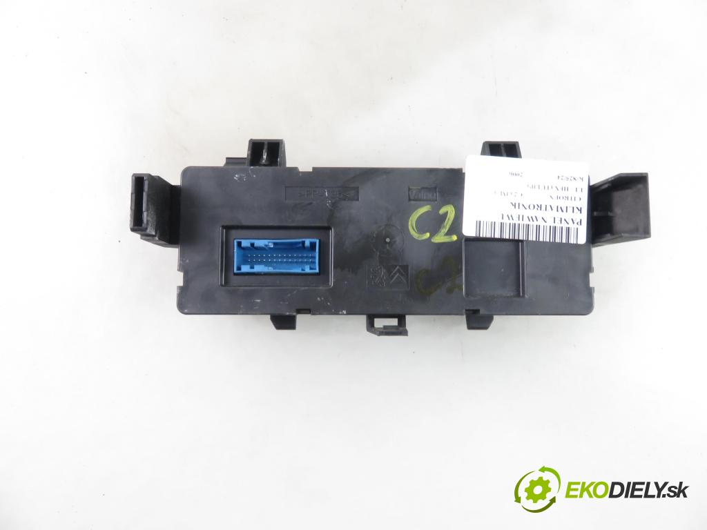 CITROEN C2 (JM_) HB 2006 44,00 1.1 - HFX (TU1JP) 1124,00 Panel kúrenia KLIMATRONIK 96588239XT