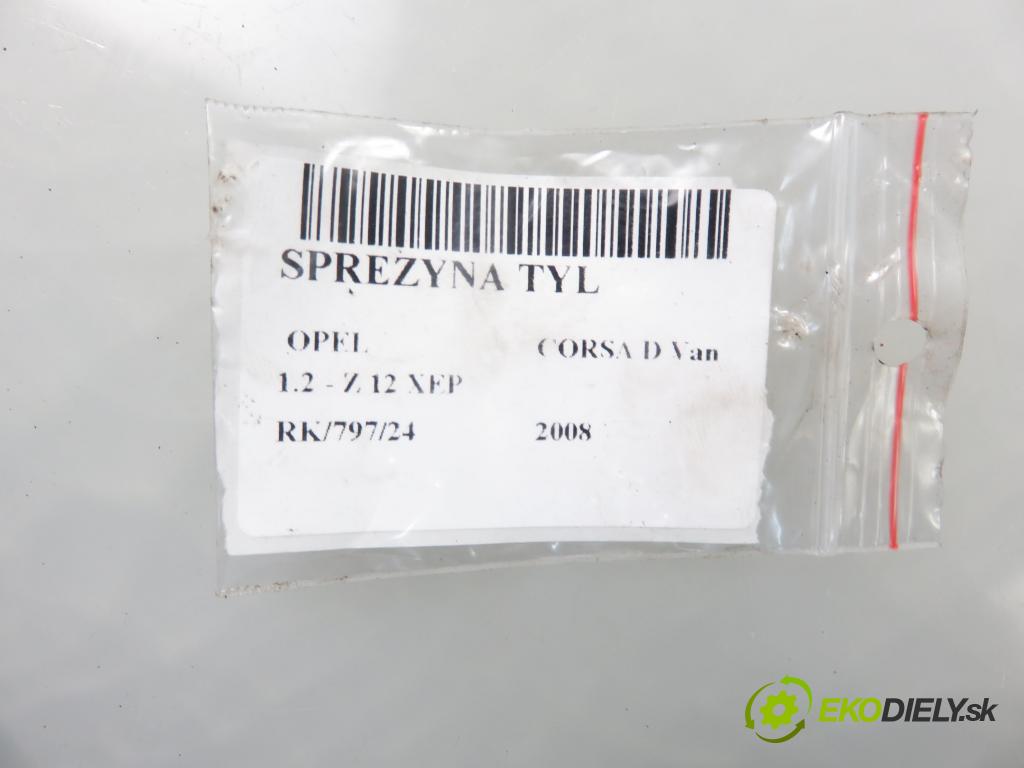 OPEL CORSA D Van HB 2008 0,00 1.2 - Z 12 XEP 1229,00 Pružina zadné