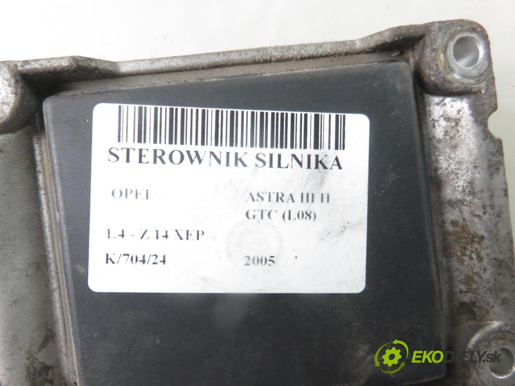 OPEL ASTRA H GTC (L08) HB 2005 66,00 1.4 - Z 14 XEP 1364,00 Riadiaca jednotka Motor 24420562