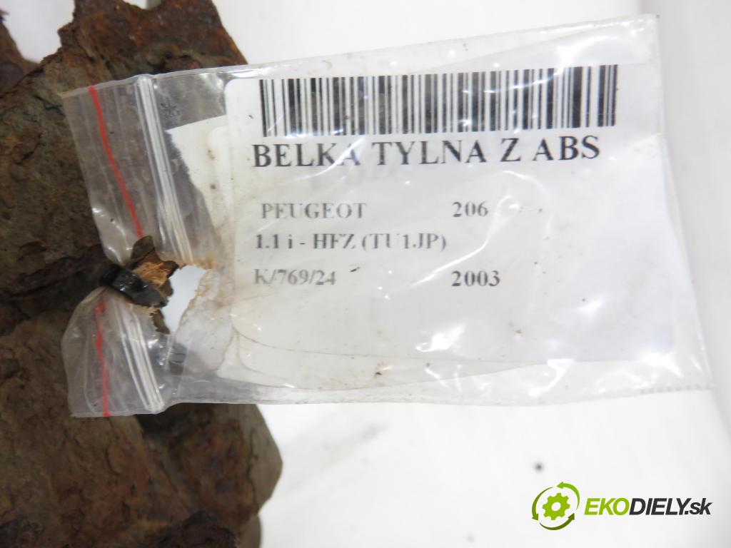 PEUGEOT 206 liftback (2A/C) HB 2003 44,00 1.1 60 - HFZ 1124,00 Výstuha zadná
