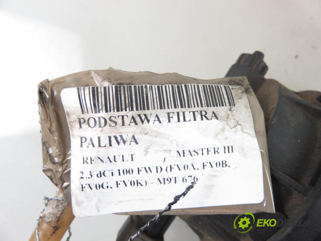RENAULT MASTER III Skrzynia (FV) FURGON 2010 74,00 2.3 dCi 100 FWD - M9T 676 2298,00 Obal filtra paliva 8201102931