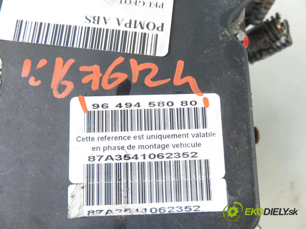 PEUGEOT 307 SW (3H) KOMBI 2004 100,00 2.0 HDi 135 - RHR (DW10BTED4) 1997,00 Pumpa ABS 0265950368 ; 9649458080 (Pumpy ABS)