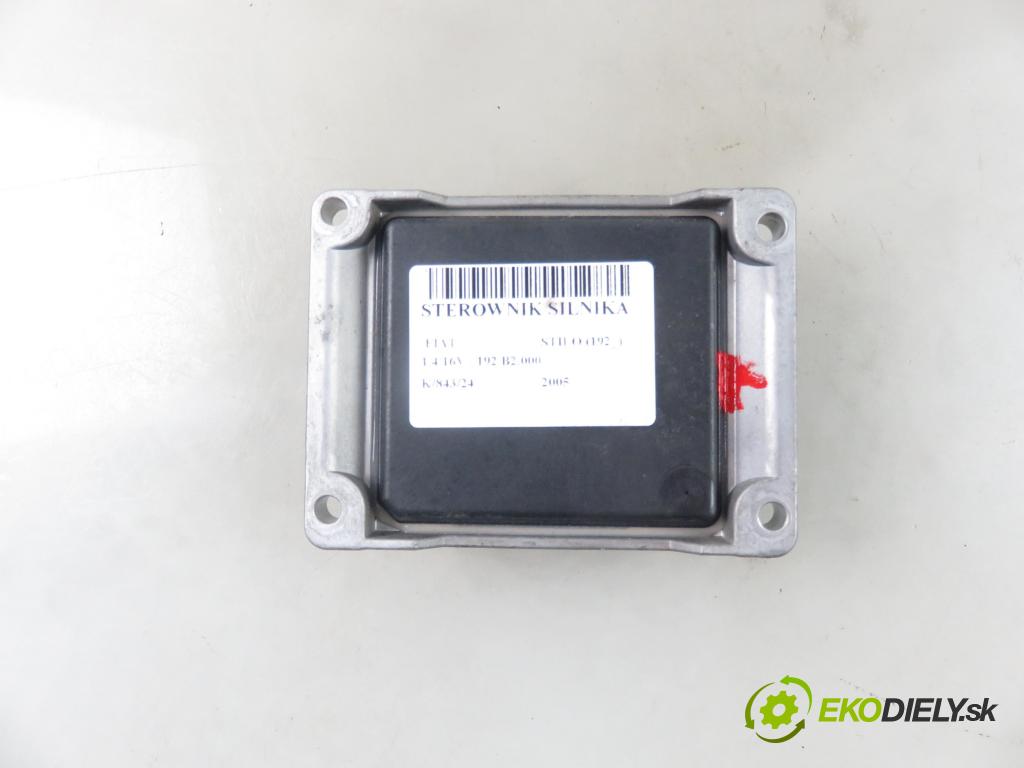 FIAT STILO (192_) HB 2005 66,00 1.4 16V - 192 B2.000 1368,00 Riadiaca jednotka Motor 0261208694 ; 00551947360