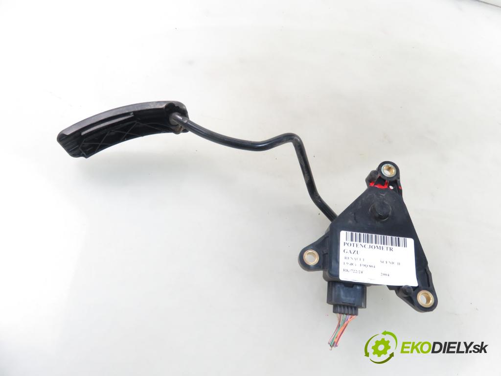 RENAULT SCENIC II (JM0/1_) MINIVAN 2004 88,00 1.9 DCI - F9Q 812 1870,00 Potenciometer plynu 8200159645 (Pedále)