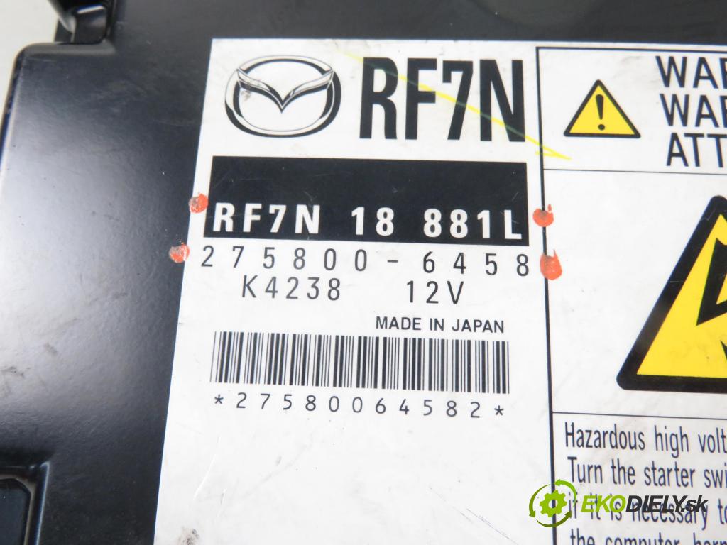 MAZDA 5 (CR19) MINIVAN 2006 81,00 2.0 MZR-CD 110 - RF7J 1998,00 Riadiaca jednotka Motor 2758006458 ; RF7N18881L