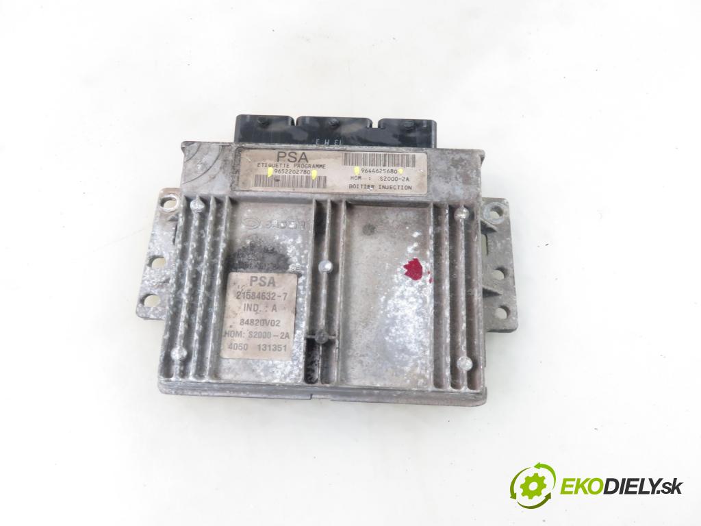 PEUGEOT 206 SW (2E/K) KOMBI 2004 55,00 1.4 - KFW (TU3JP) 1360,00 Riadiaca jednotka Motor 9652202780 ; 9644625680